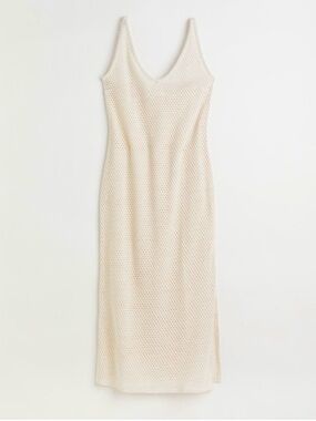 H&M Cream Knit Maxi Dress